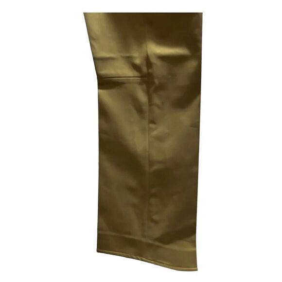 Prada Khaki Dress Size US 2-4 Flat Front Pockets Italy technostretch Trouser - Picture 13 of 15